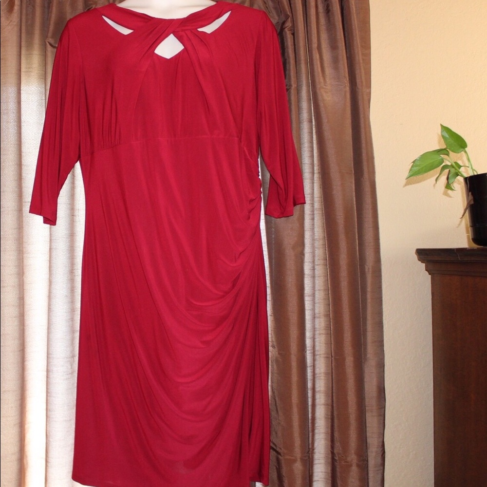 Red beautiful dress!